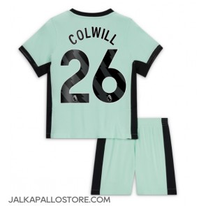 Chelsea Levi Colwill #26 Kolmaspaita Lapsille 2023-24 Lyhythihainen (+ shortsit)